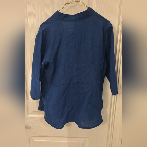 3 Habitat Women's Asymetrical Red,Blue , Periwinkle Sz S Boho Cottage 3/$40 - Picture 5 of 16